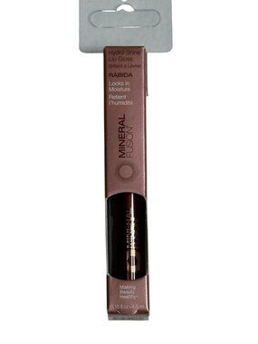 Mineral Fusion Hydro-Shine Lip Gloss Rabida 0.15 oz Vegan Clean Beauty New